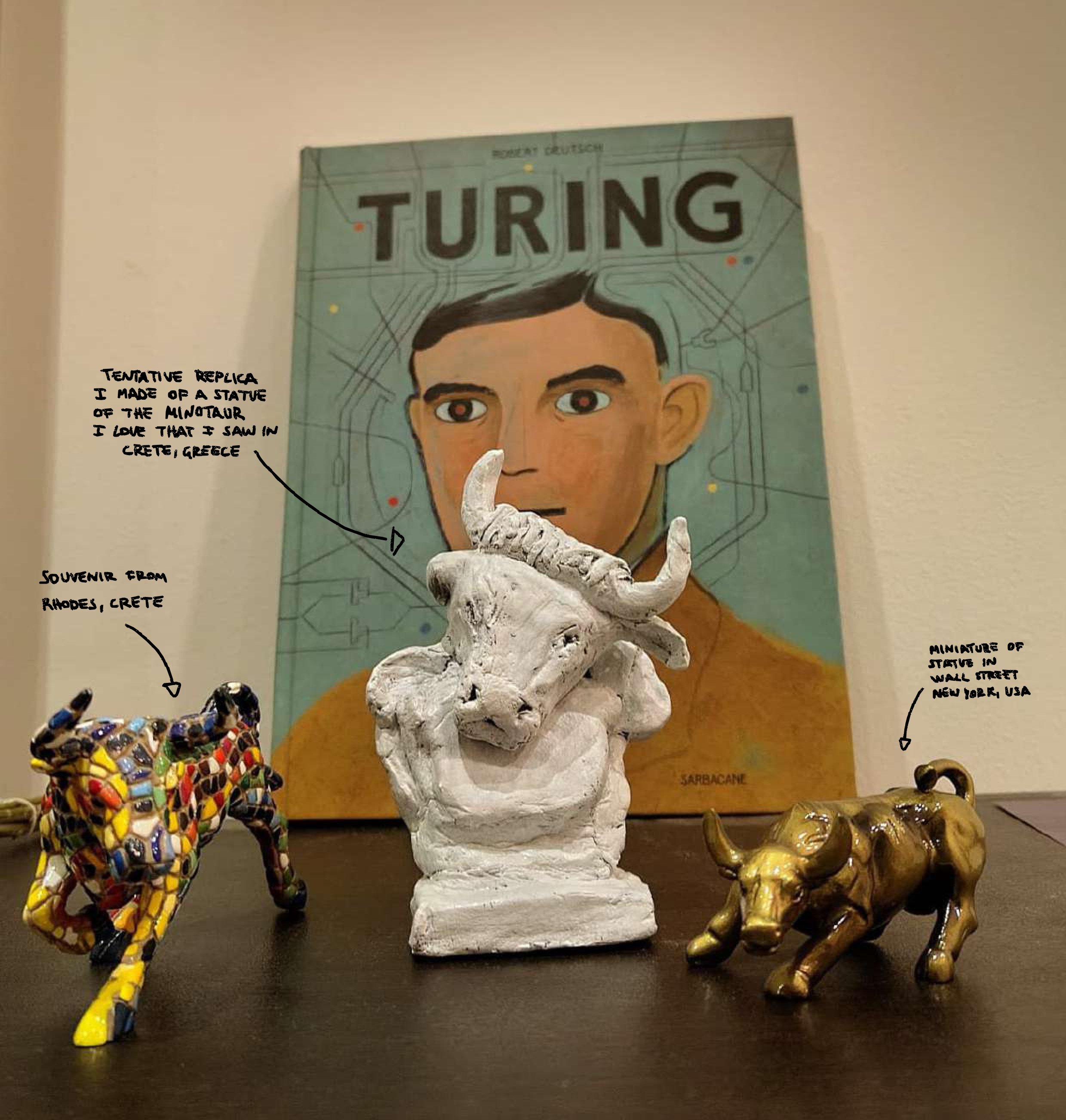 My collection of bull statues